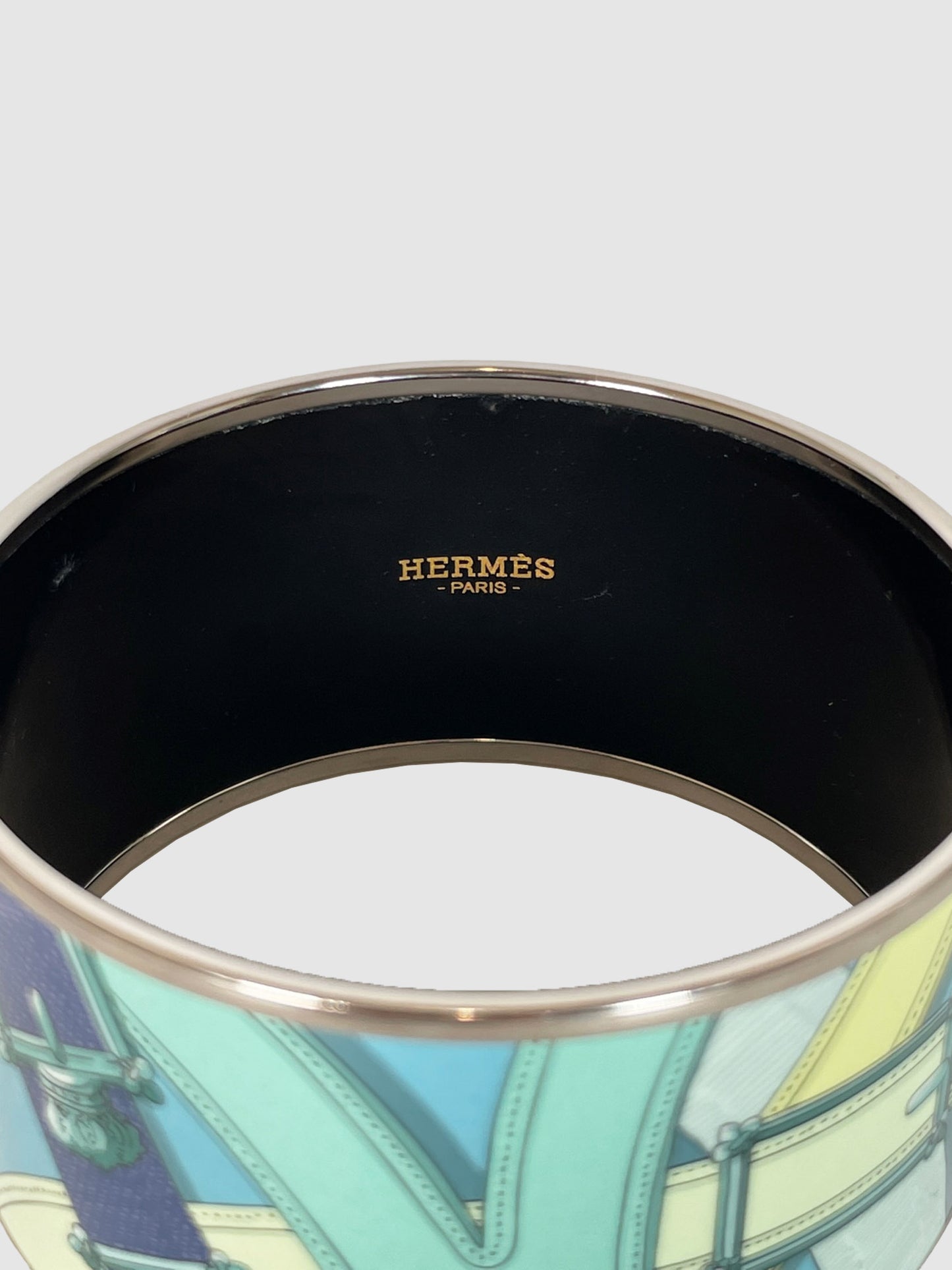 Extra Wide Enamel Printed Bangle