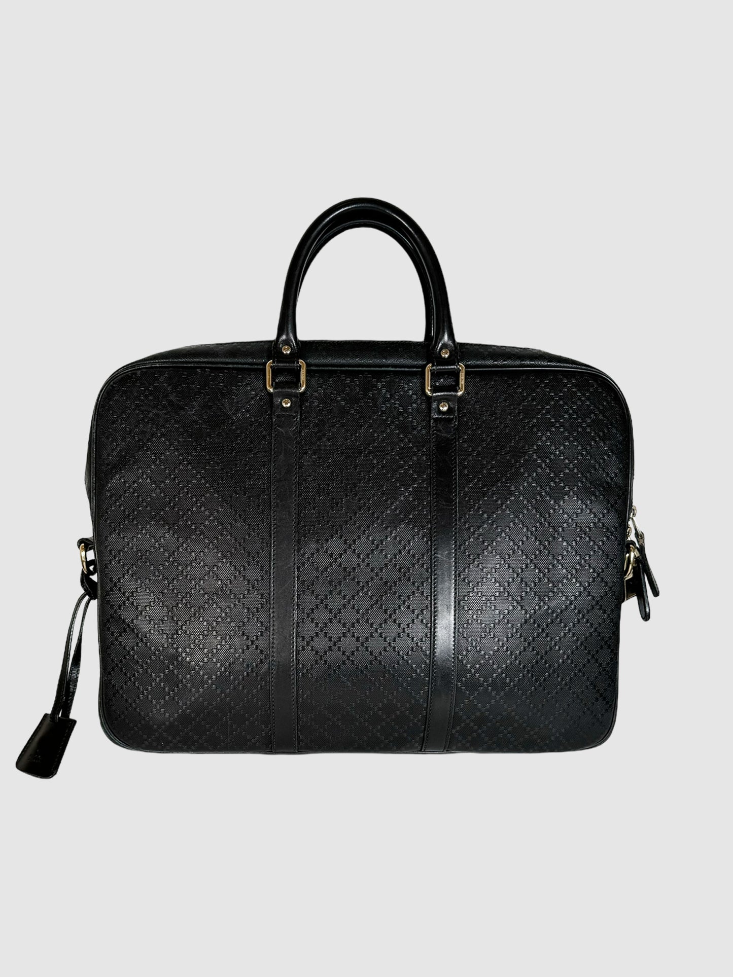 Diamante Leather Briefcase