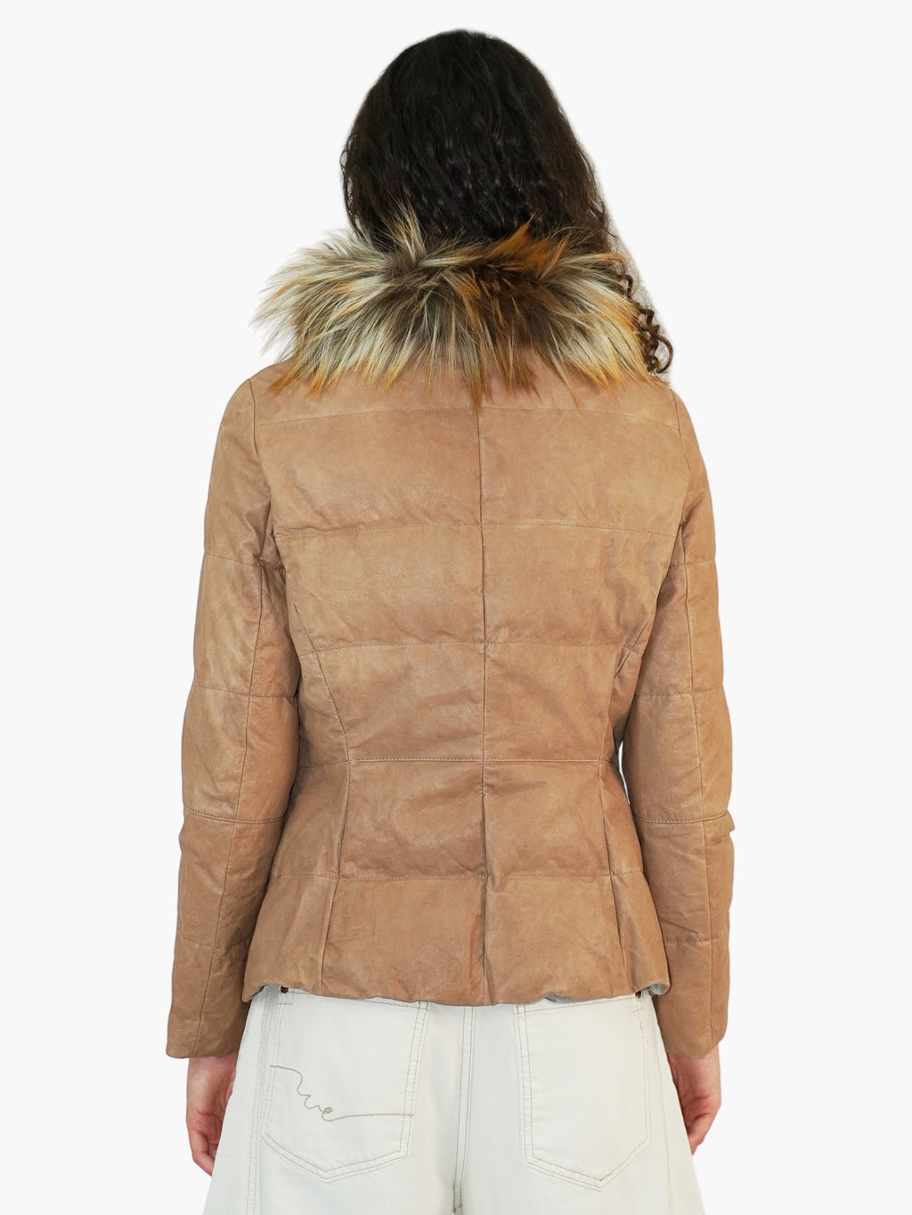 Leather Padded Jacket