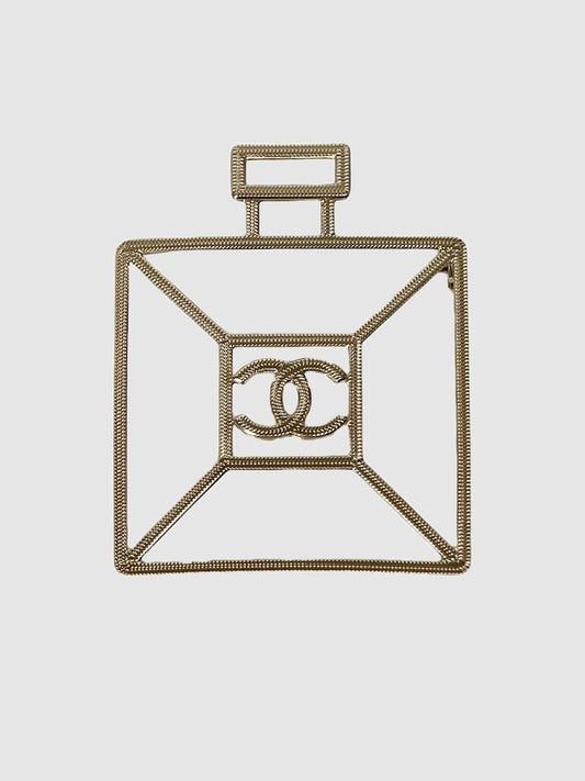 Metal Perfume Brooch