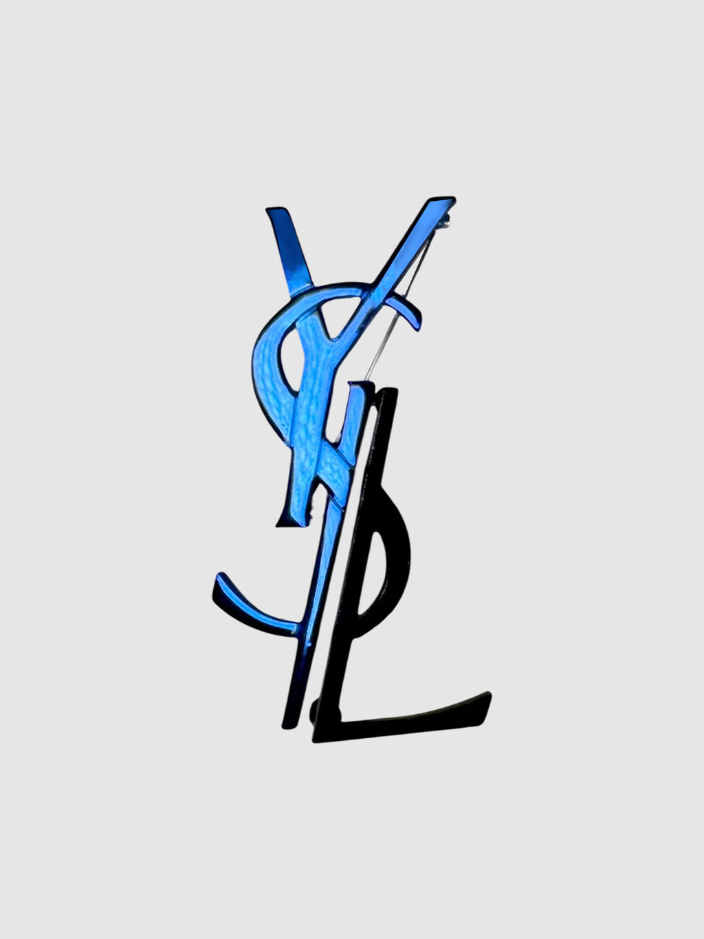 Deconstructed Metal Brooch