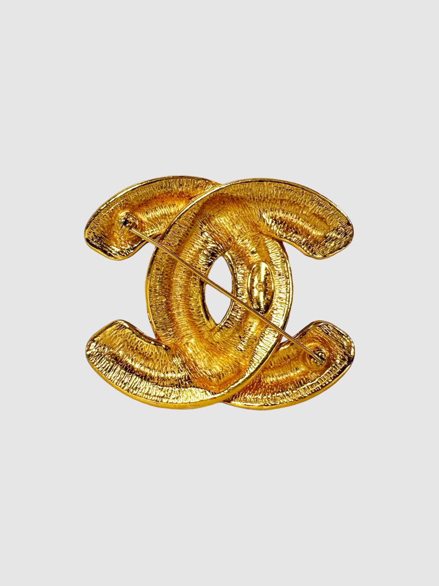 1990-2000s CC Quilted Brooch