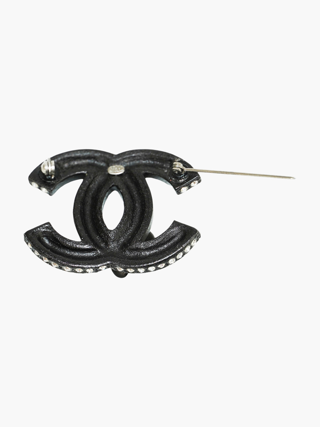 2002 Camellia Rhinestone Brooch