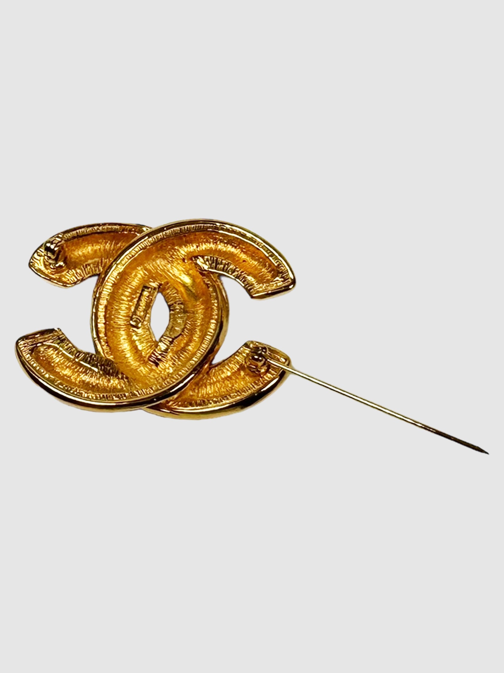 1990-2000s CC Quilted Brooch