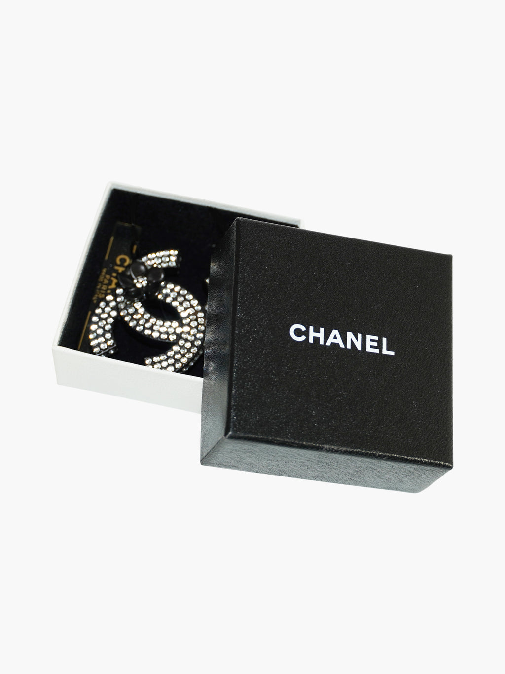 2002 Camellia Rhinestone Brooch