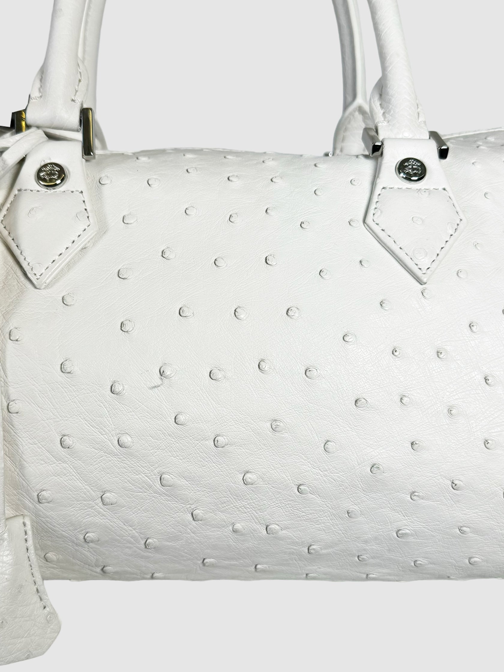Ostrich Barrel Bag