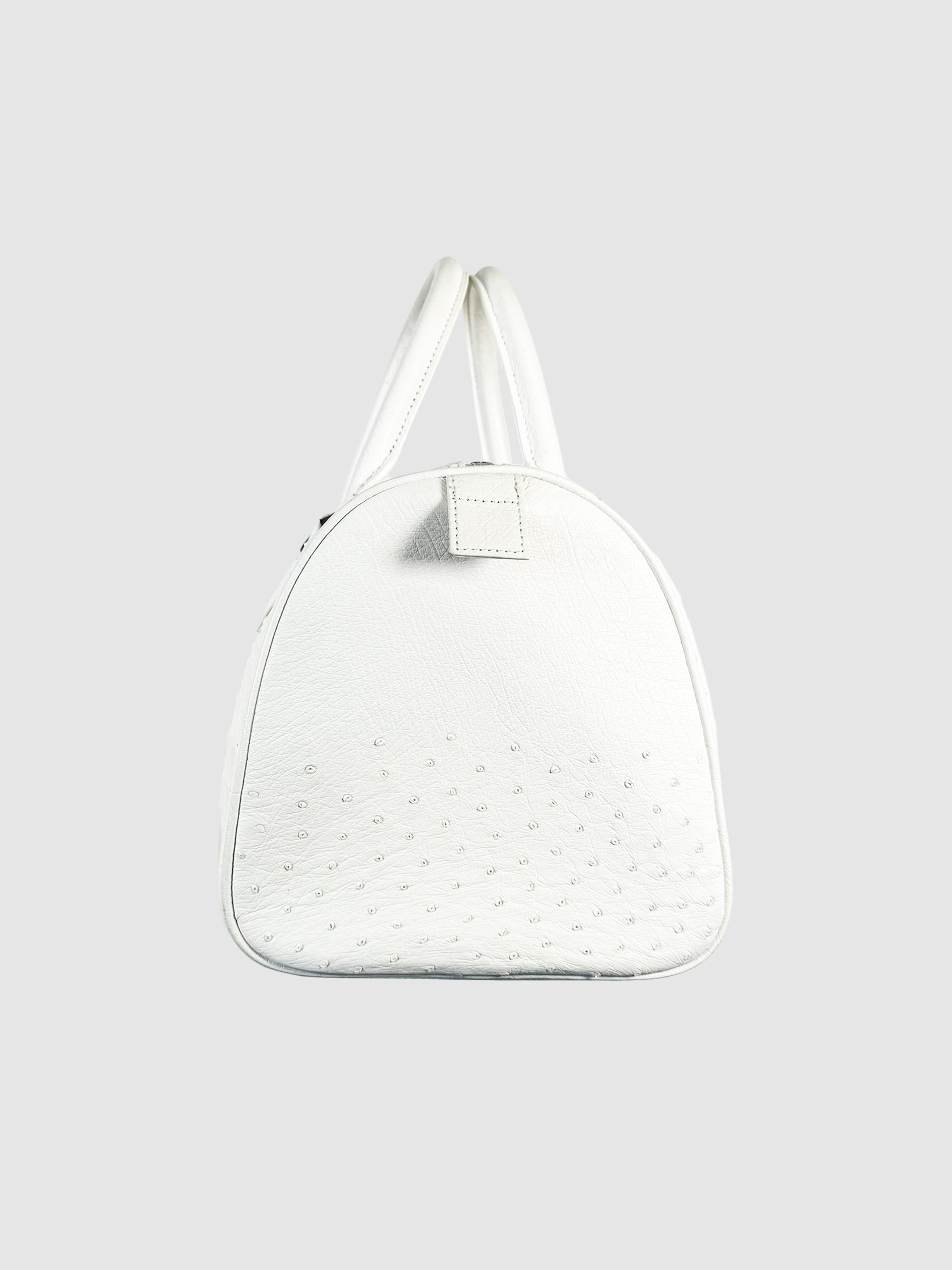 Ostrich Barrel Bag