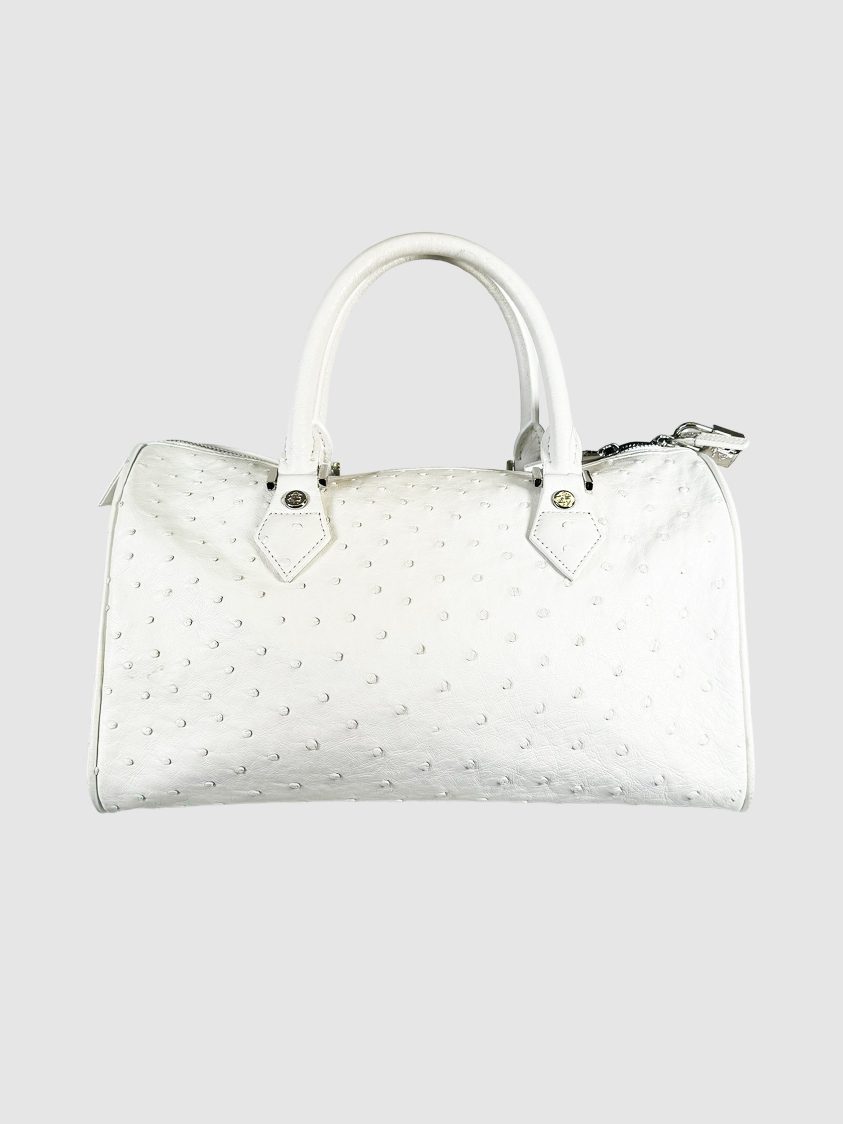 Ostrich Barrel Bag