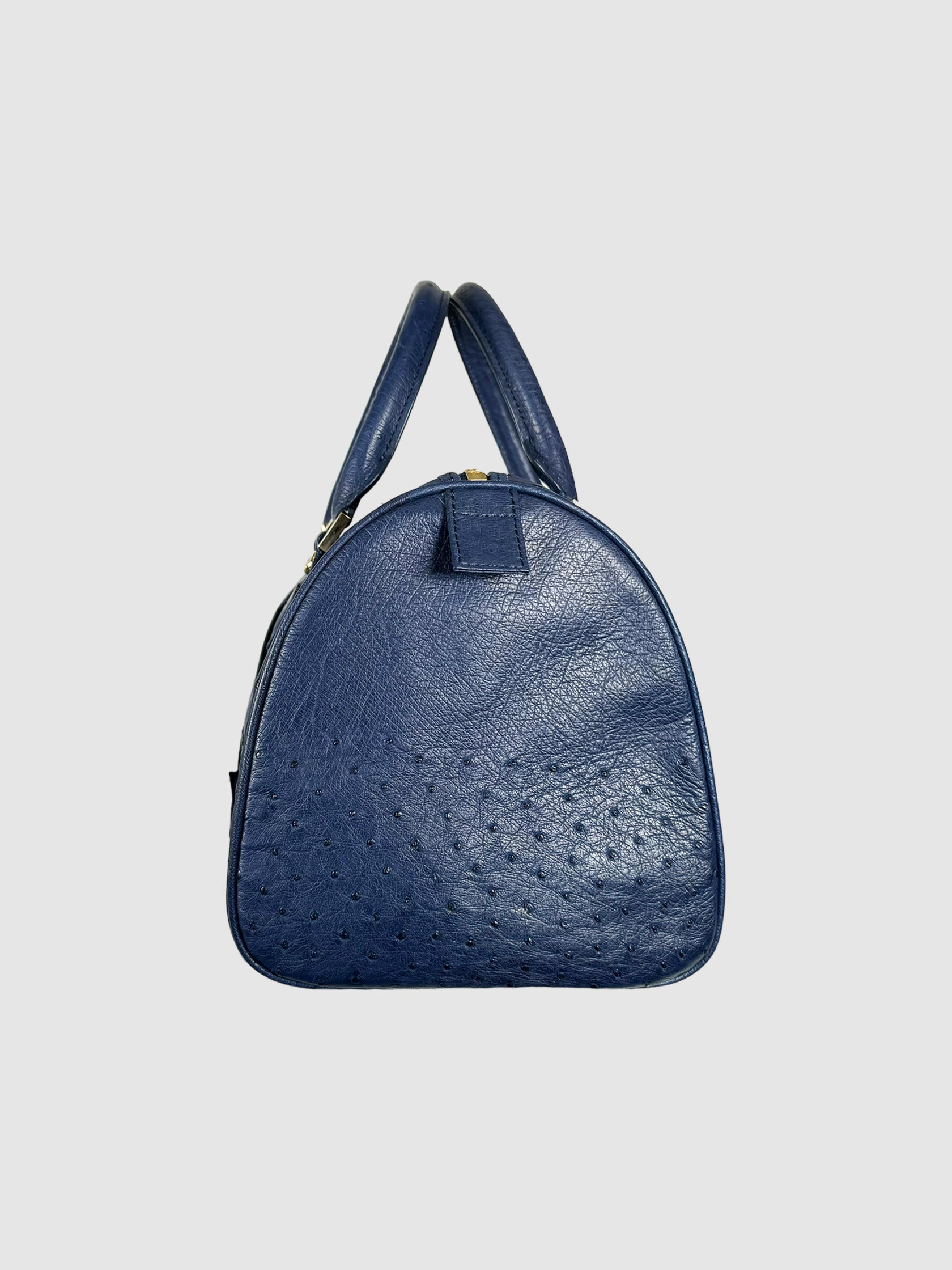 Ostrich Barrel Bag