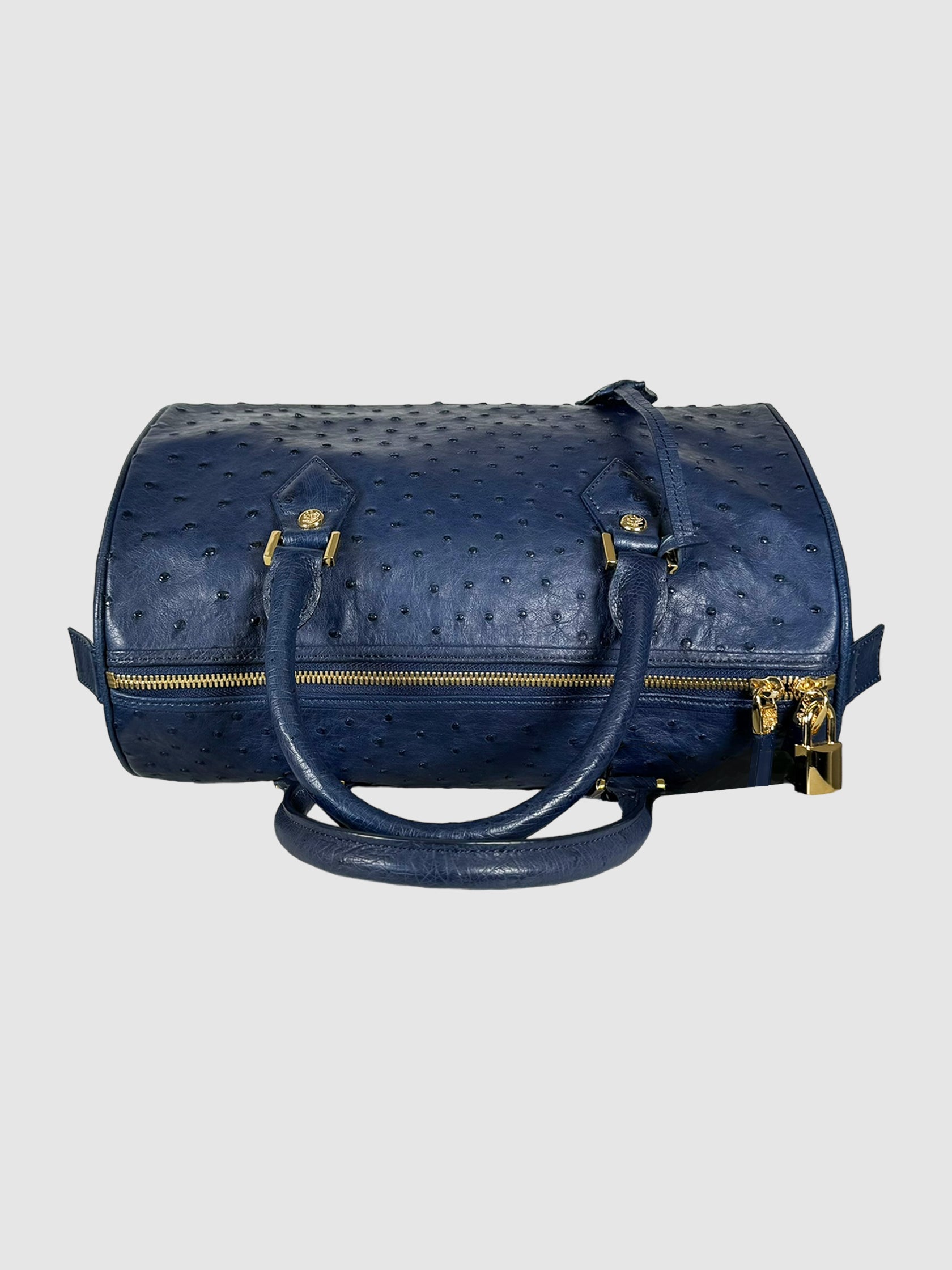 Ostrich Barrel Bag