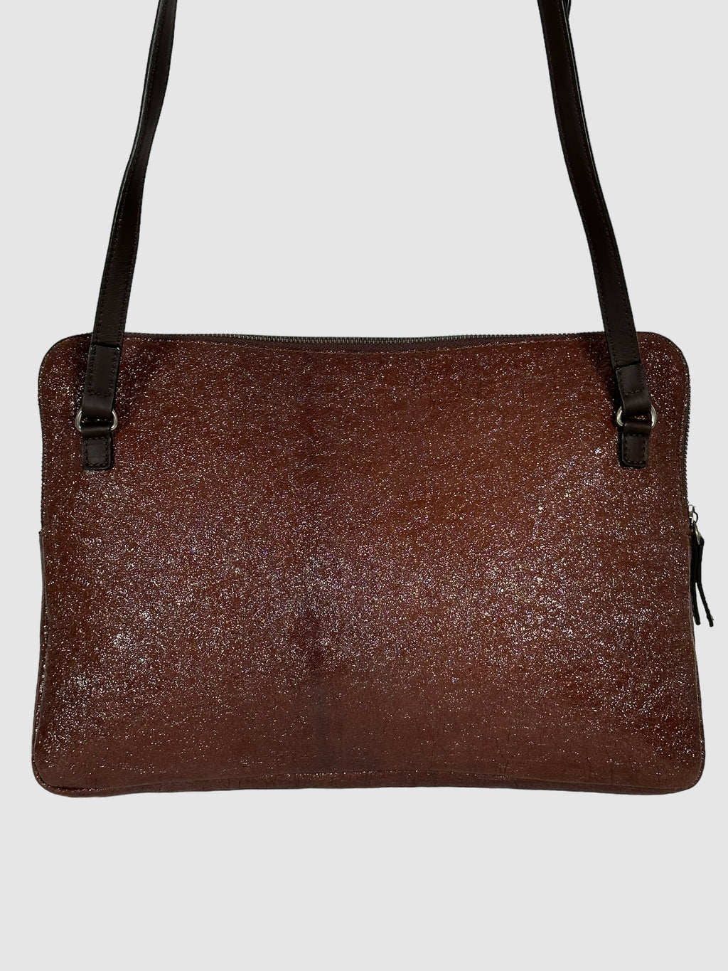 Brunello Cucinelli Shimmery Crossbody Bag / Laptop Sleeve