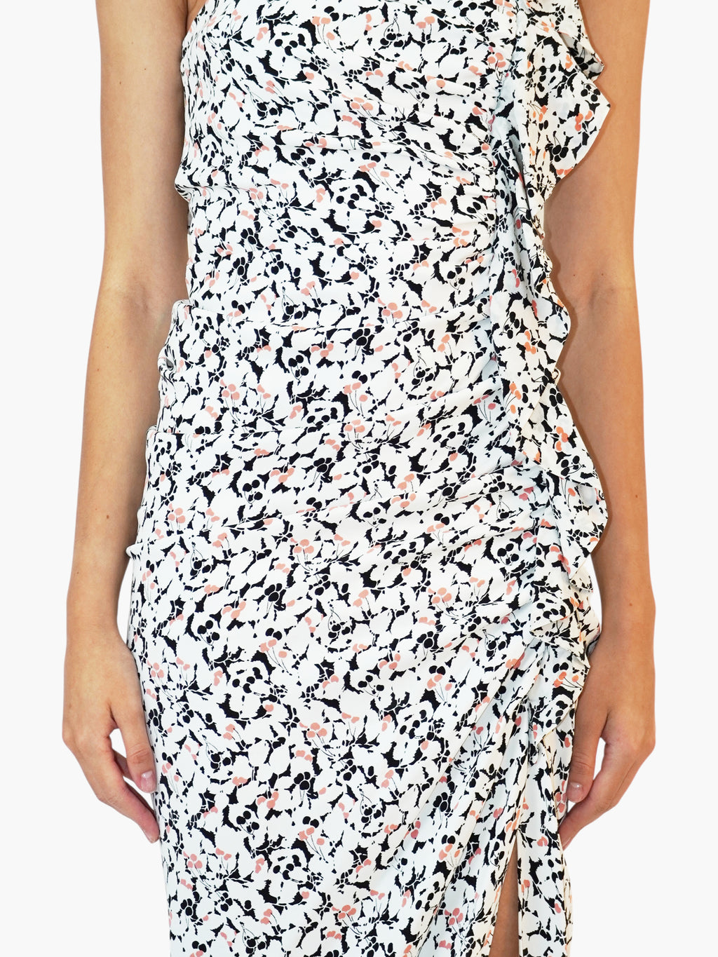 Printed Ruffian Dress