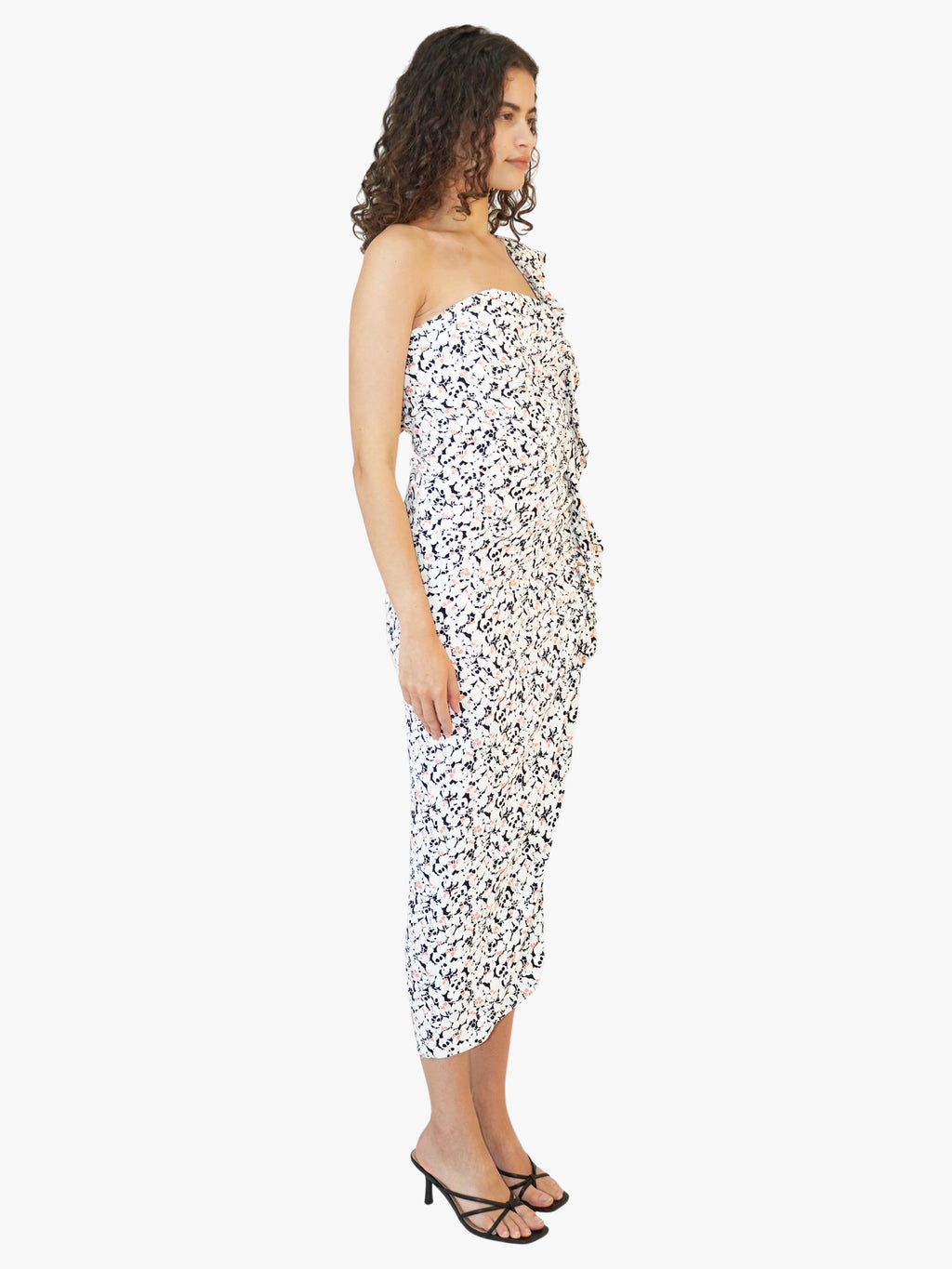 Printed Ruffian Dress