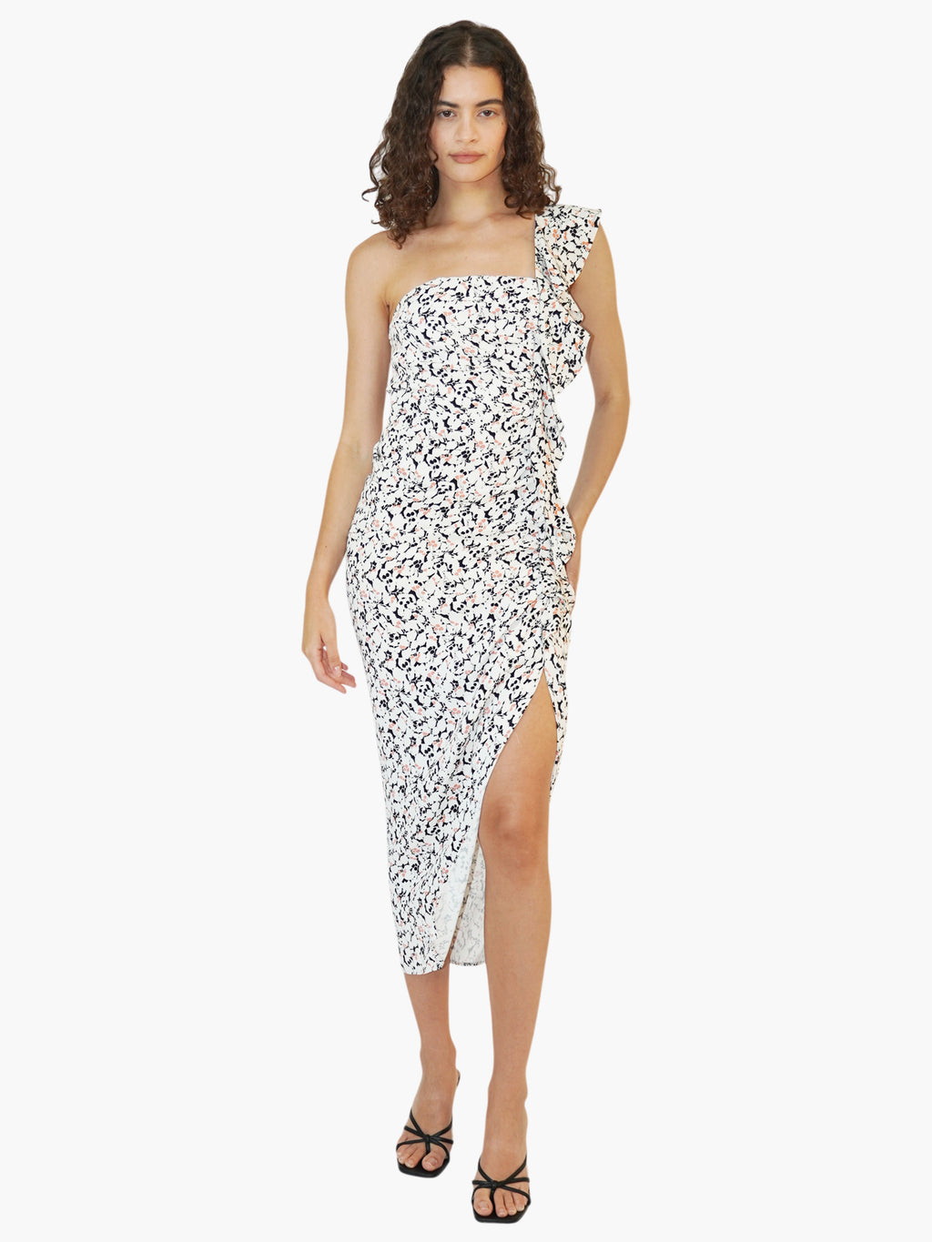 Printed Ruffian Dress