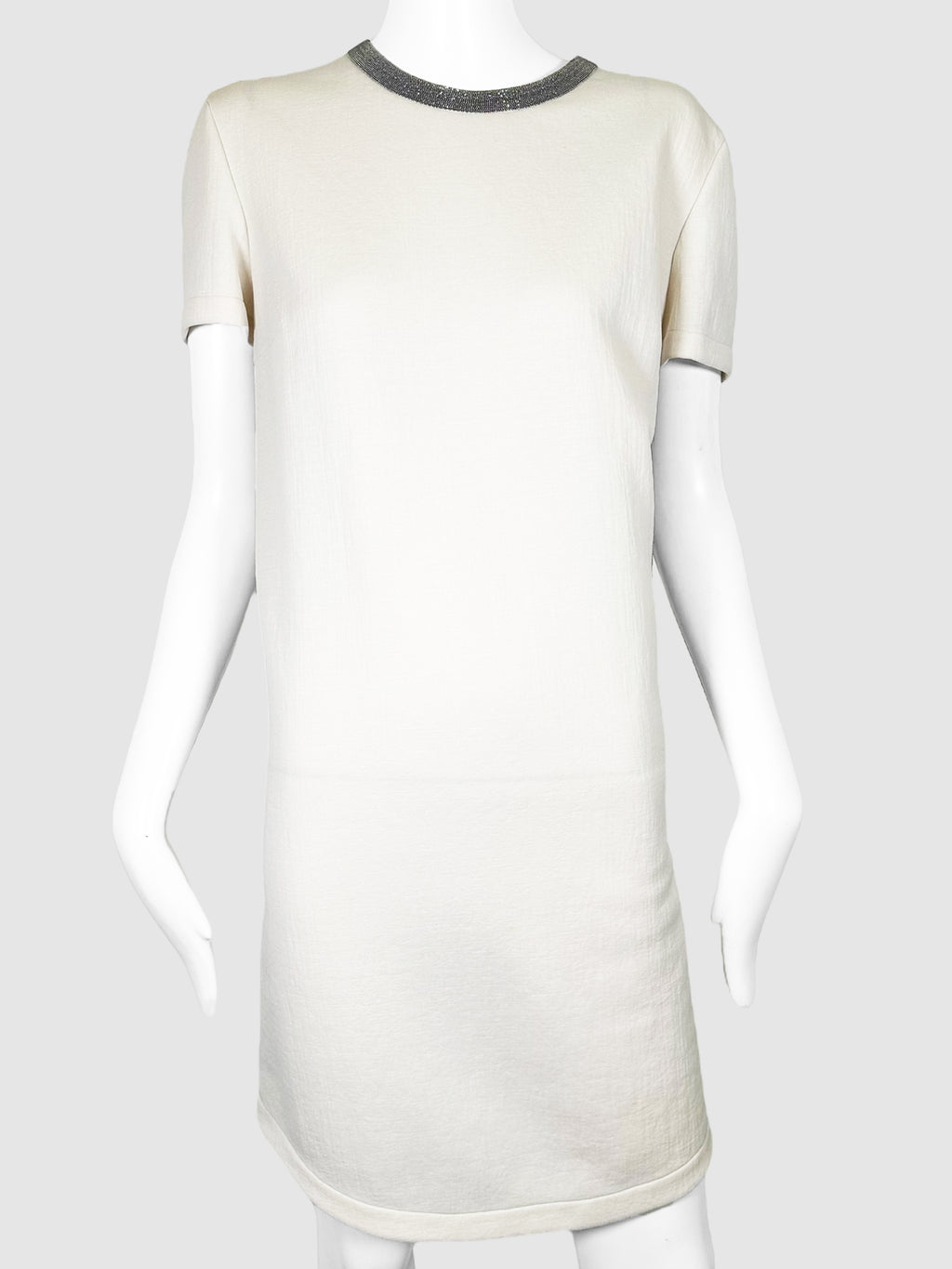 Beaded Collar Mini Dress - Size XL