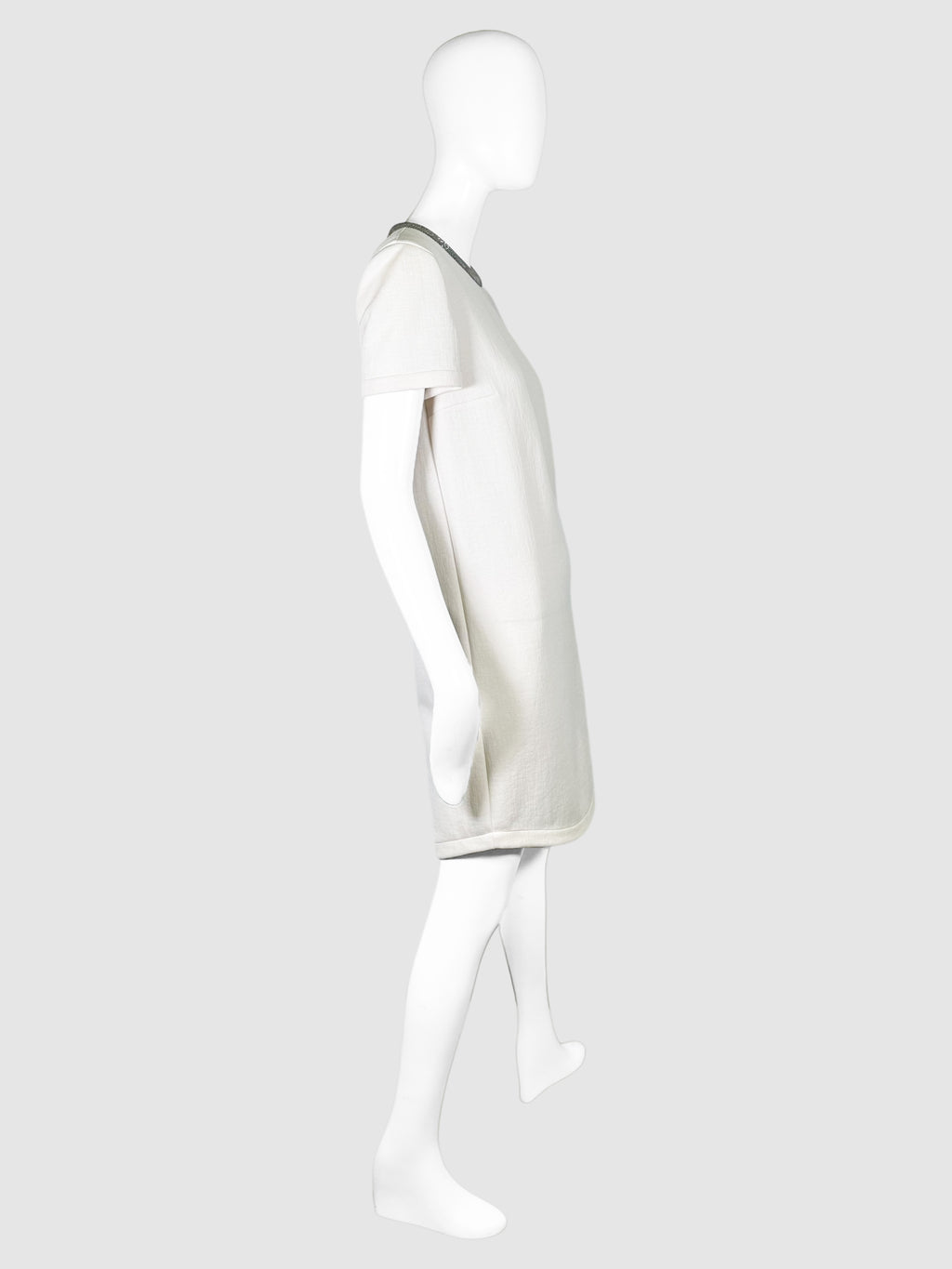 Beaded Collar Mini Dress - Size XL