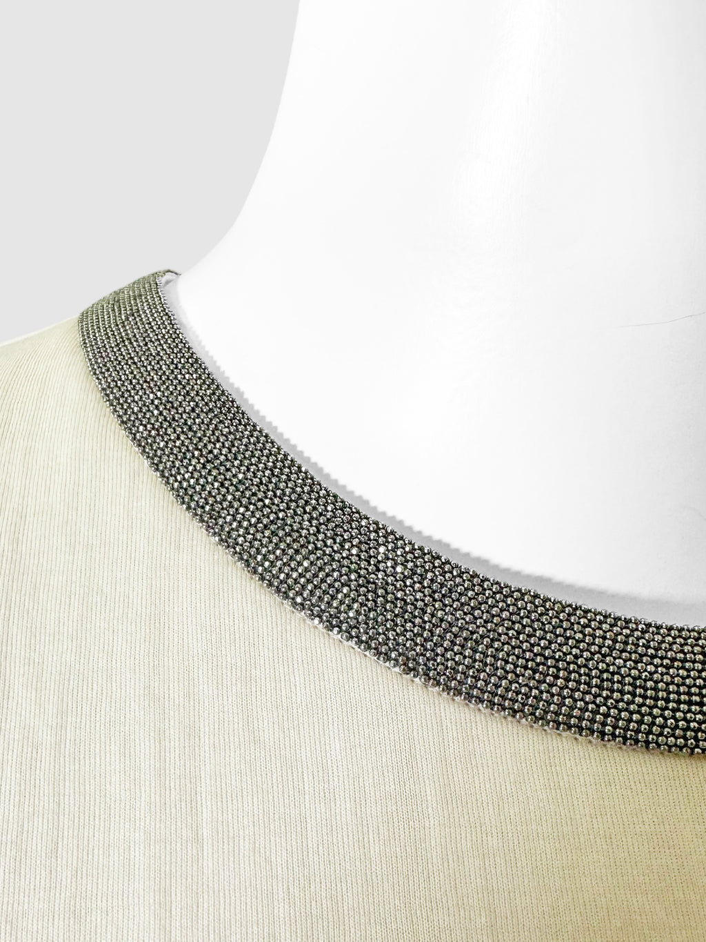 Beaded Collar Mini Dress - Size XL