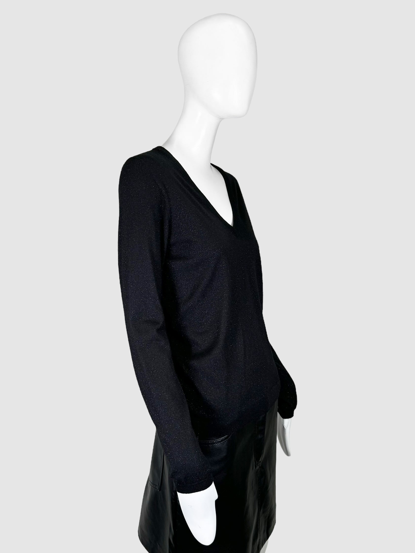 Brunello Cucinelli Sparkly Cashmere Sweater - Size M