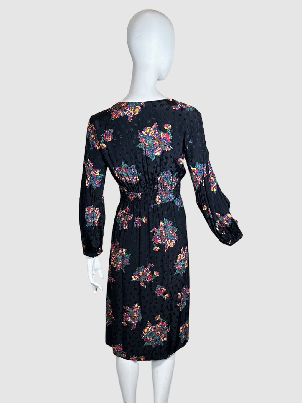 Ba&Sh Floral V-Neck Dress - Size 1