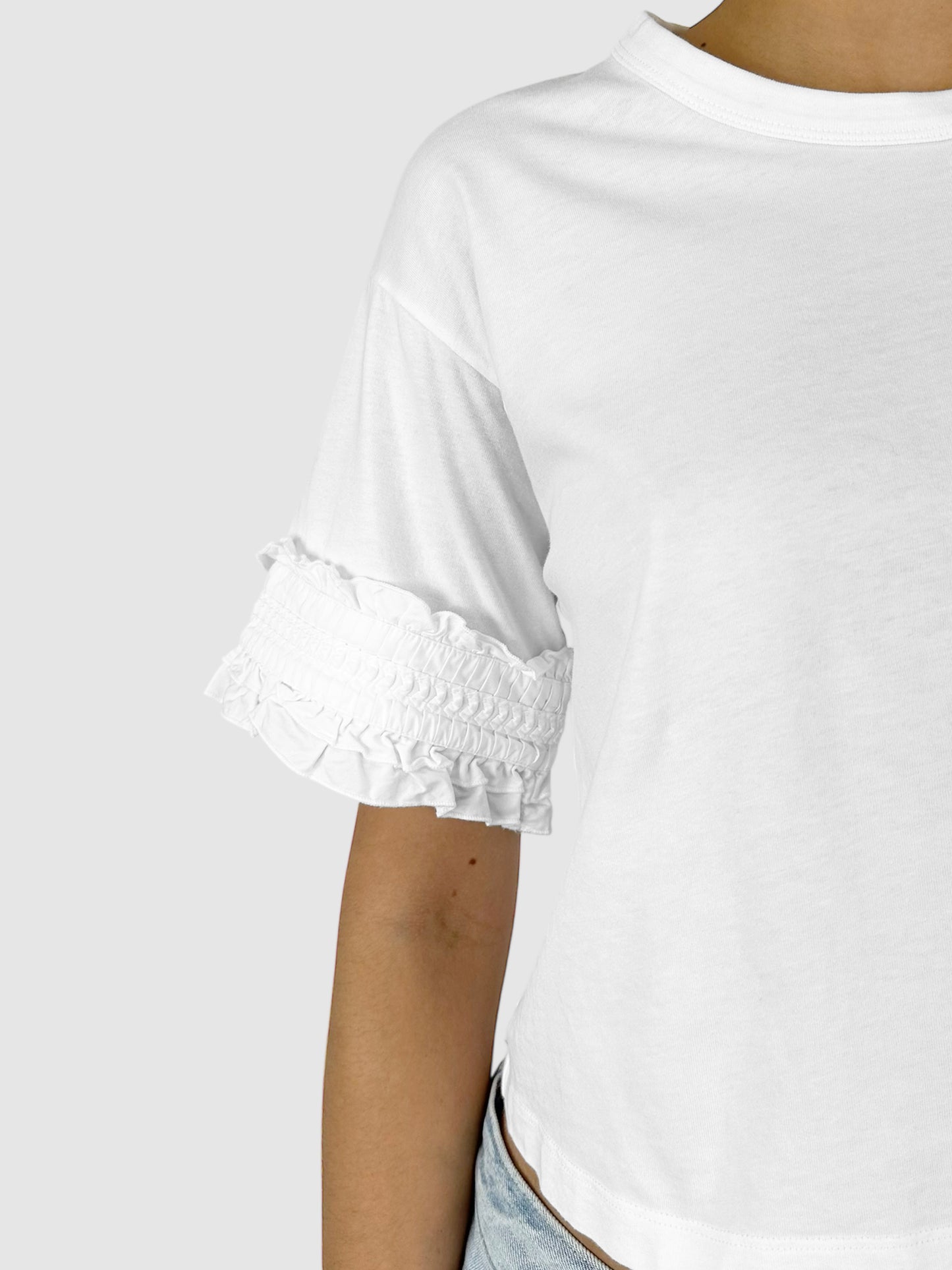 Ruffled Sleeve Top