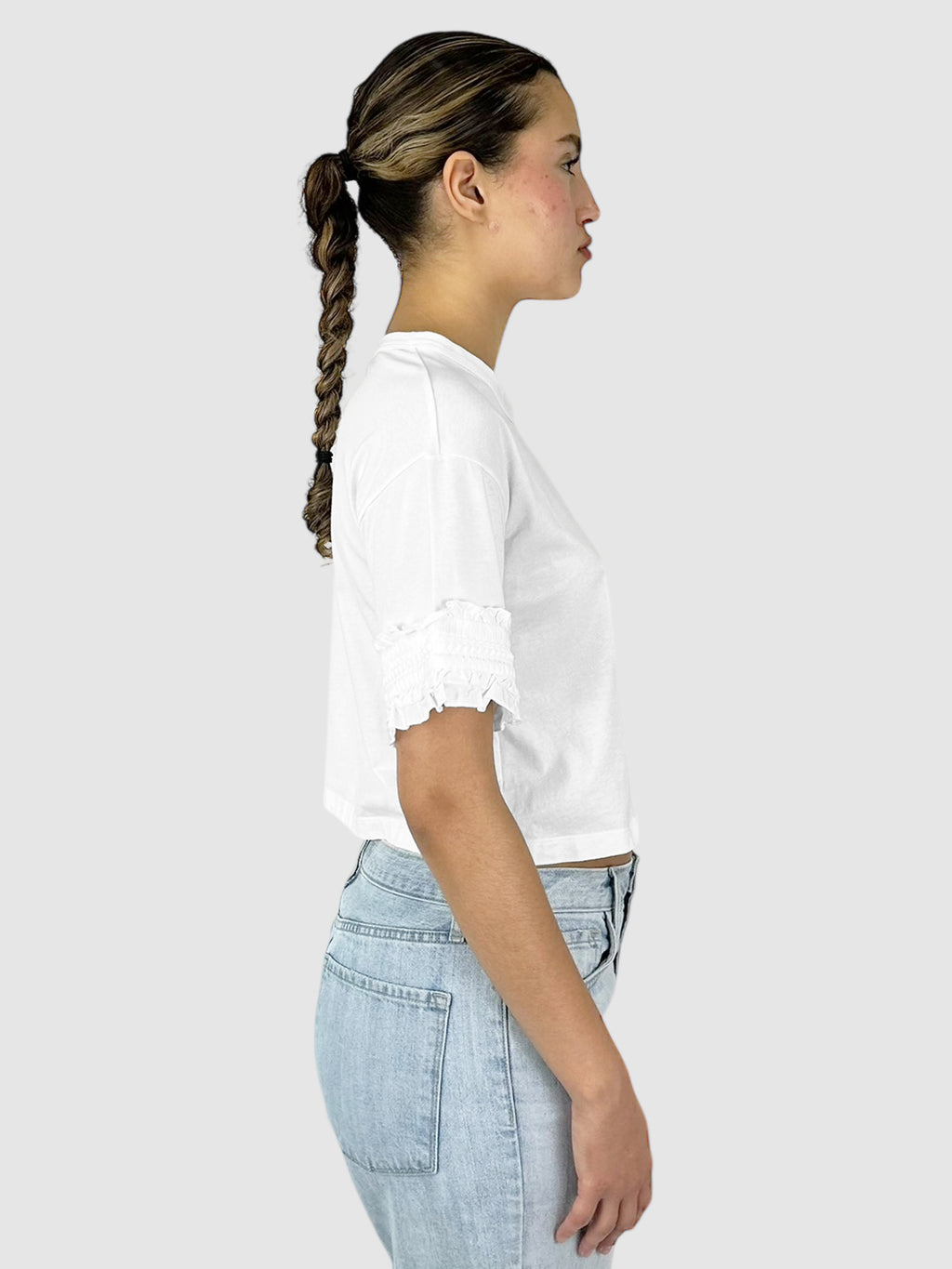 Ruffled Sleeve Top