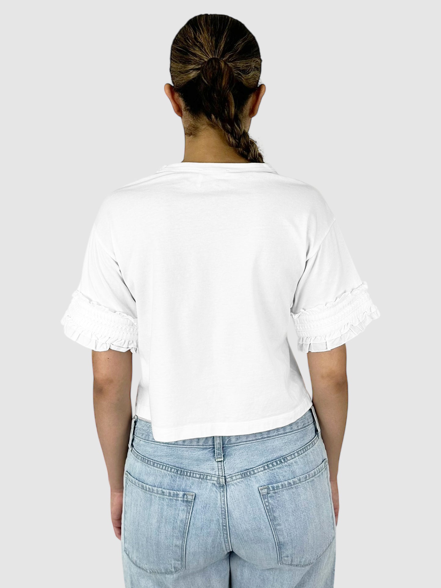 Ruffled Sleeve Top