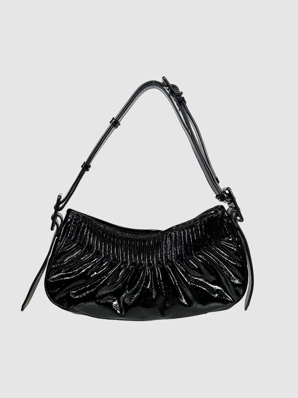 Burberry Patent Leather Shoulder Bag