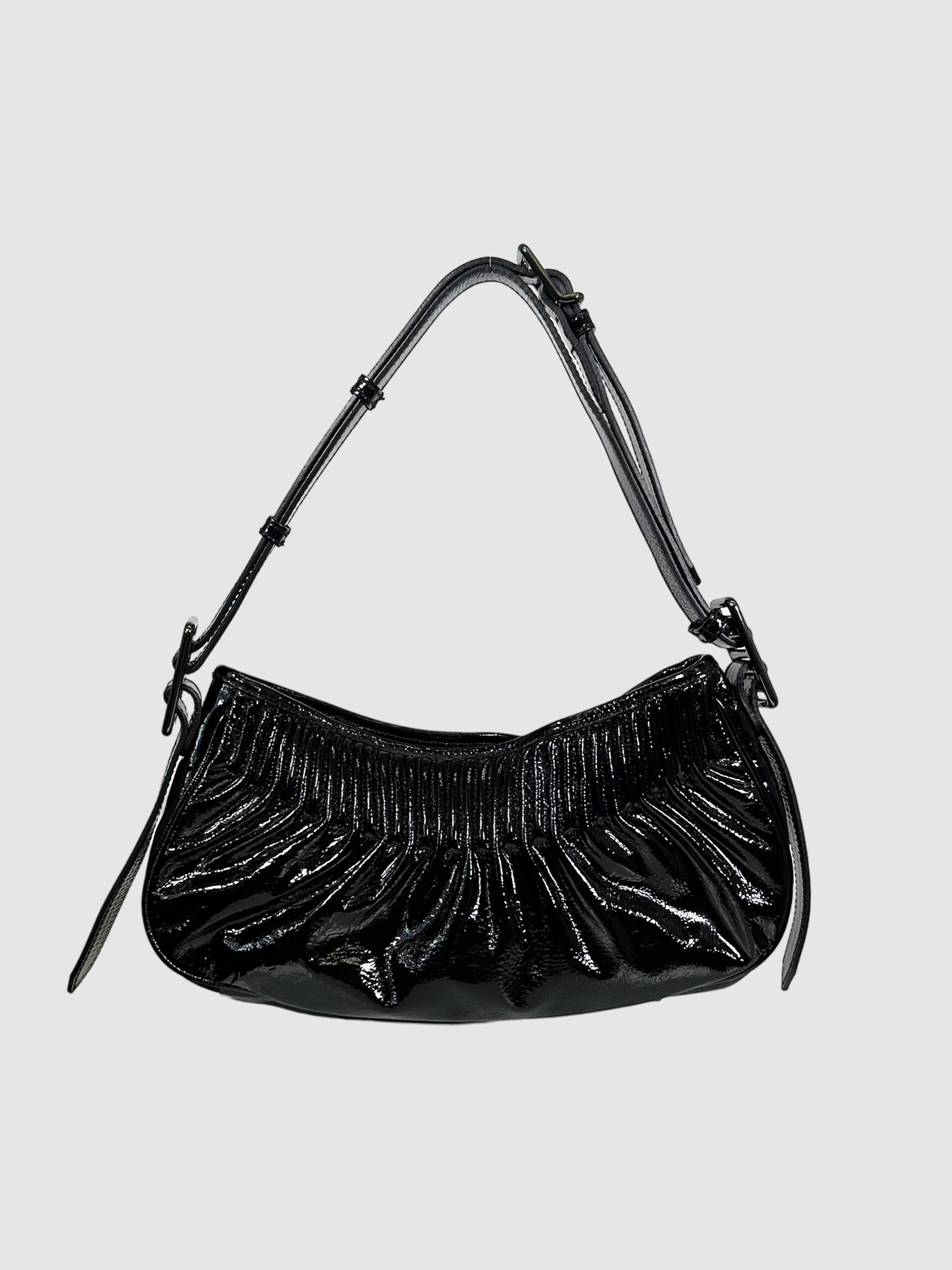 Burberry Patent Leather Shoulder Bag