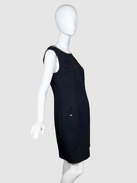 Burberry Wool Bled Sleeveless Mini Dress - Size 10