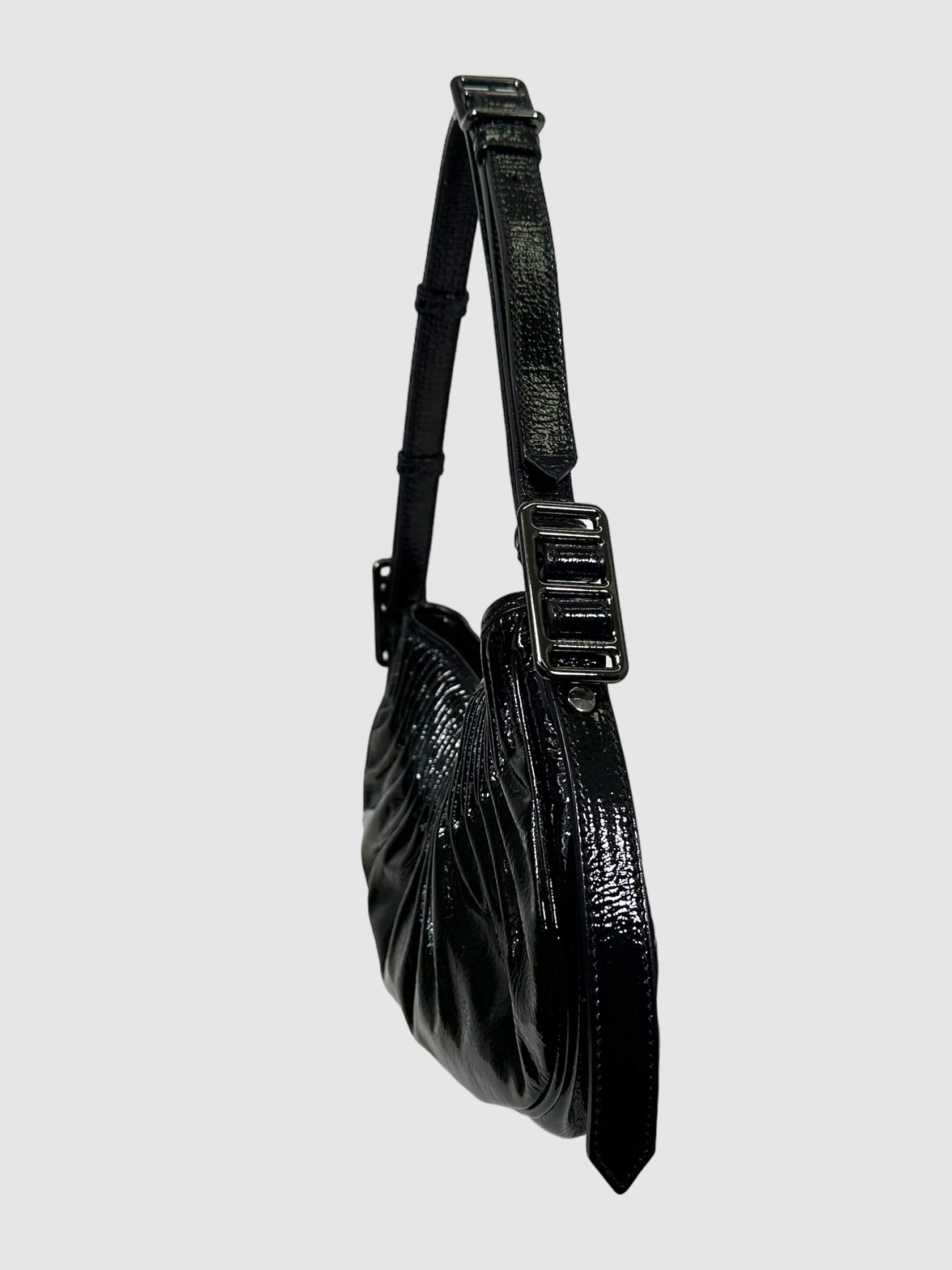 Burberry Patent Leather Shoulder Bag