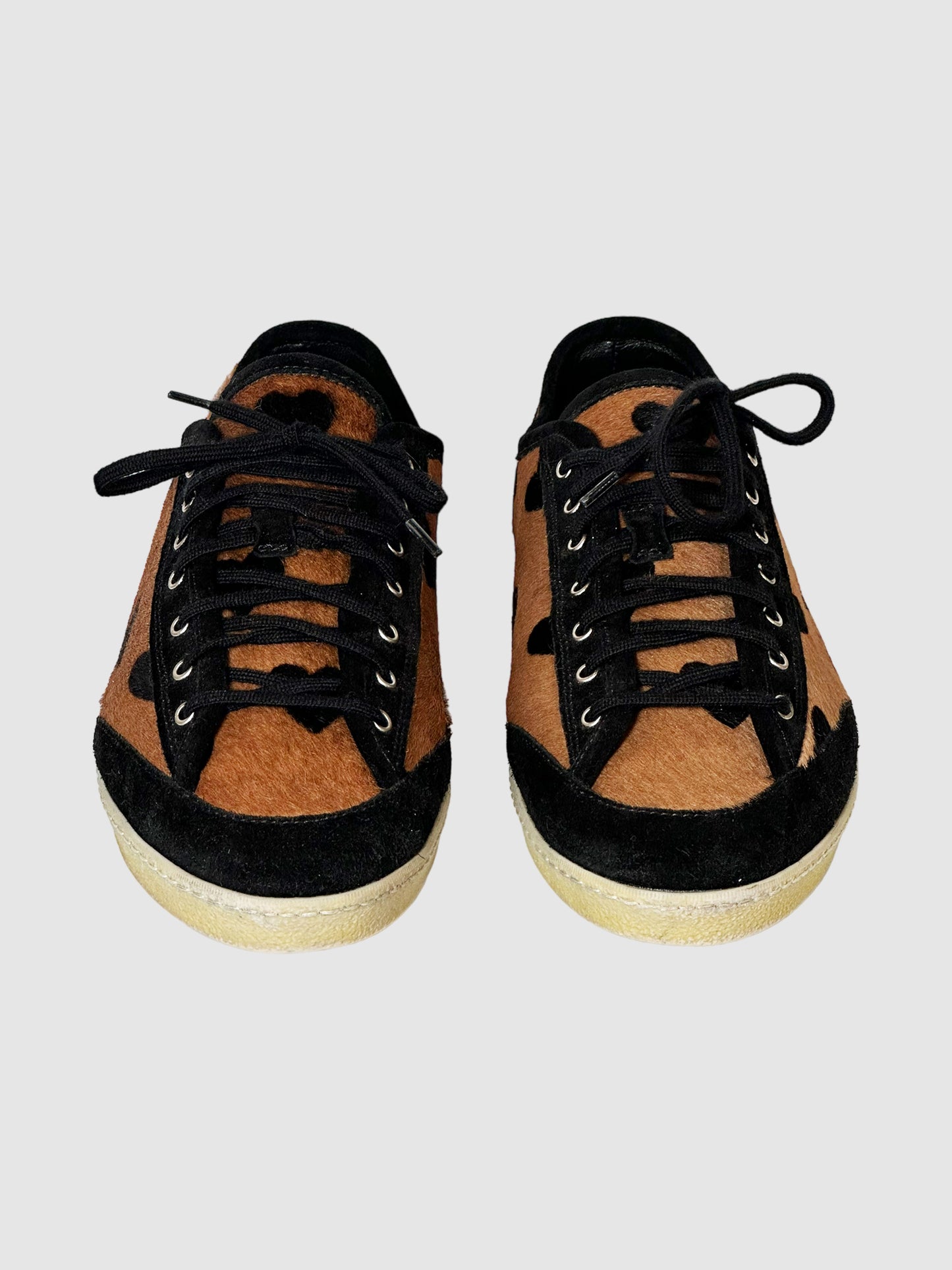 Ponyhair Printed Sneakers - Size 40