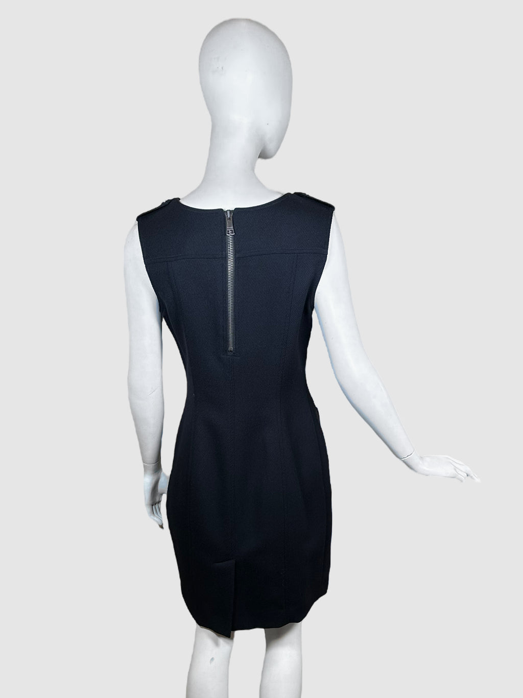 Burberry Wool Bled Sleeveless Mini Dress - Size 10