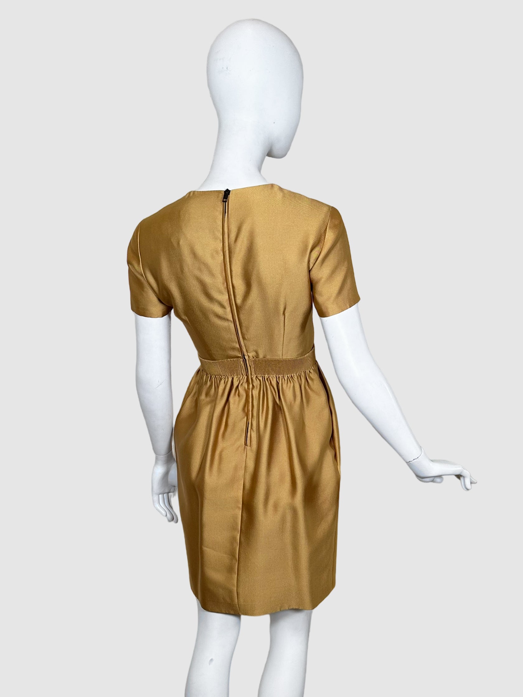 Burberry Short-Sleeved Mini Dress - Size 2