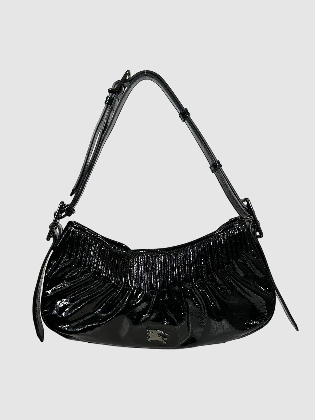 Burberry Patent Leather Shoulder Bag