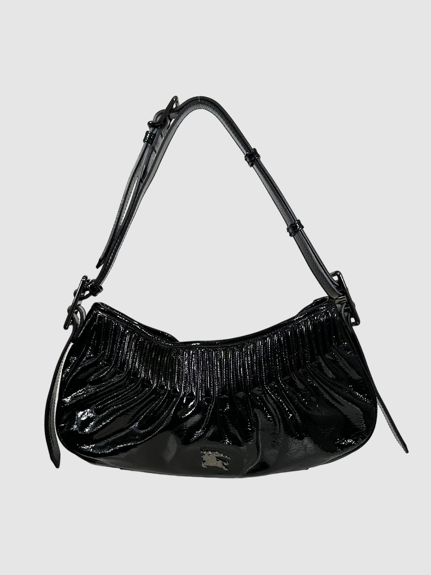 Burberry Patent Leather Shoulder Bag