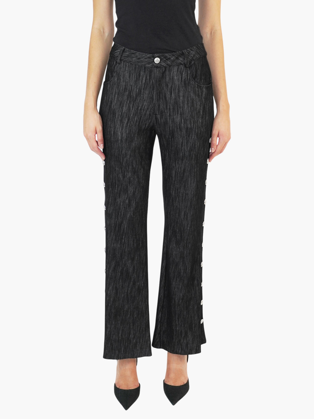 Side Button Pants