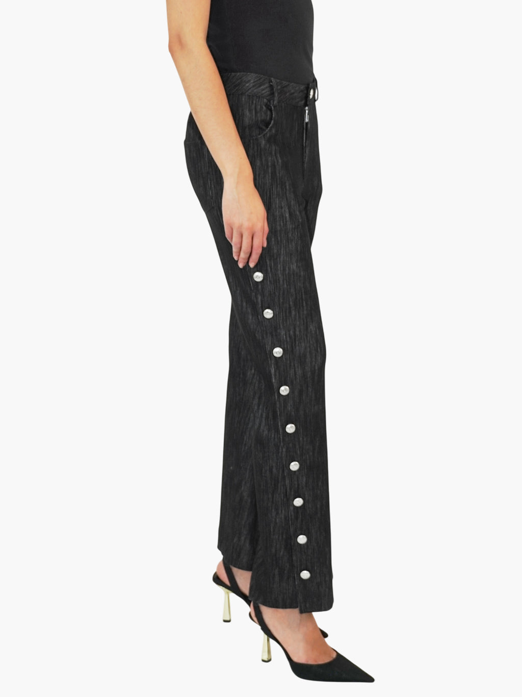 Side Button Pants