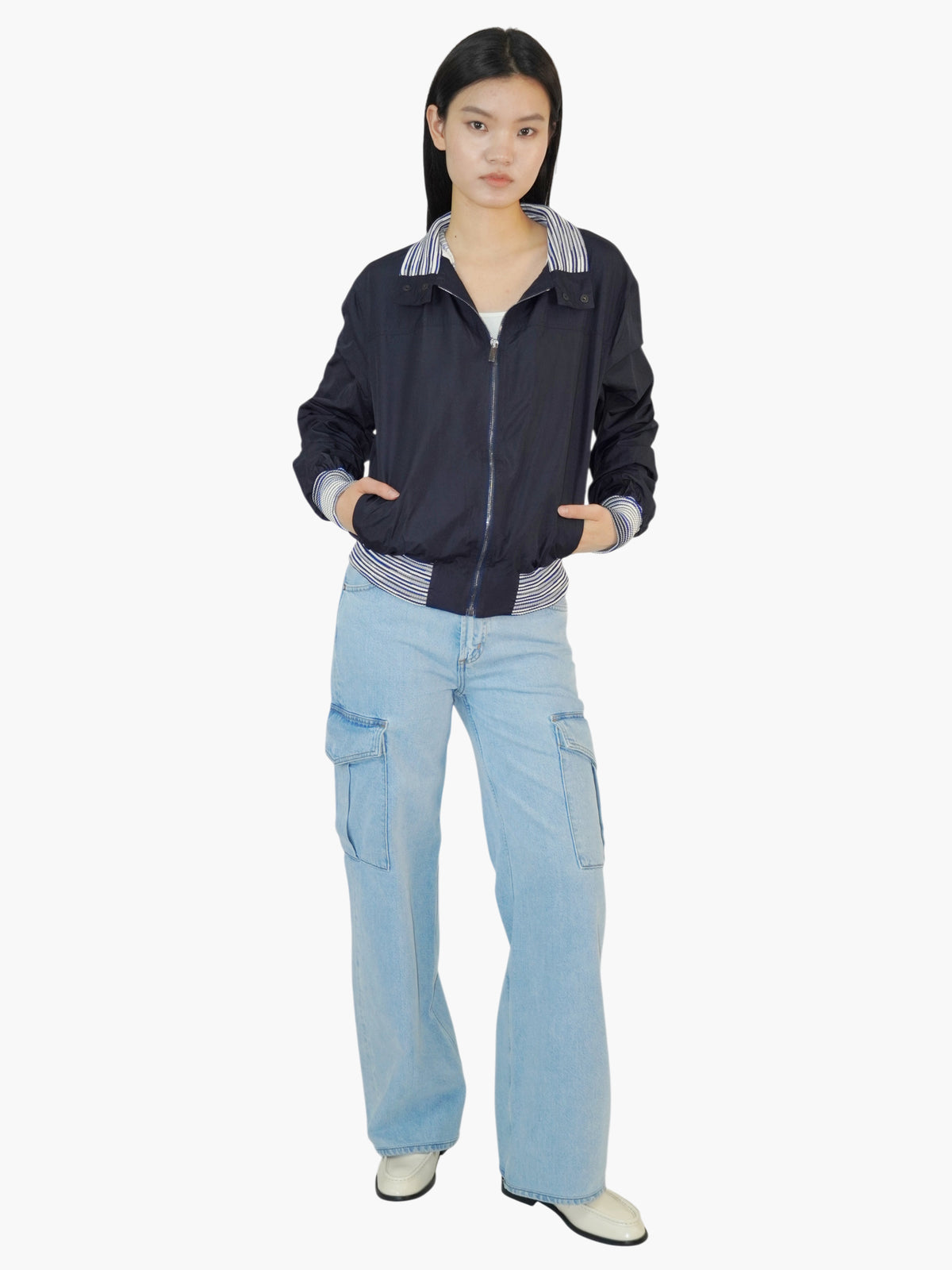 Stripe Trim Jacket