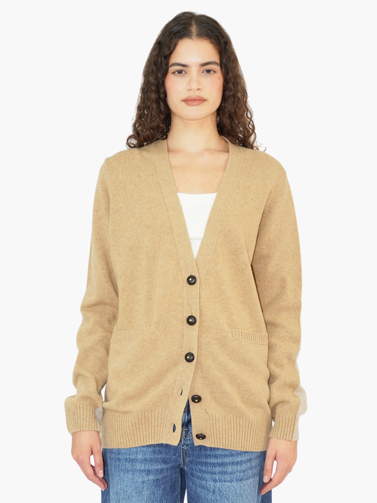 Wool Button-Up Cardigan