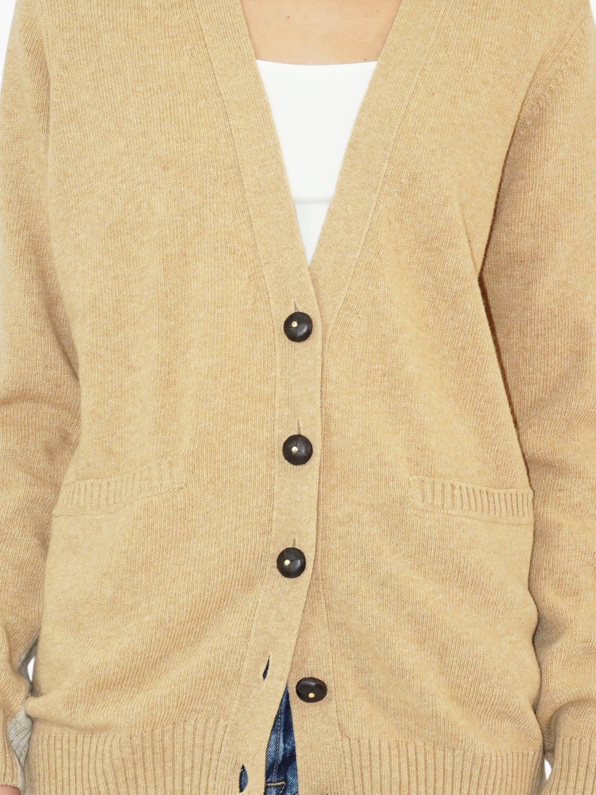 Wool Button-Up Cardigan