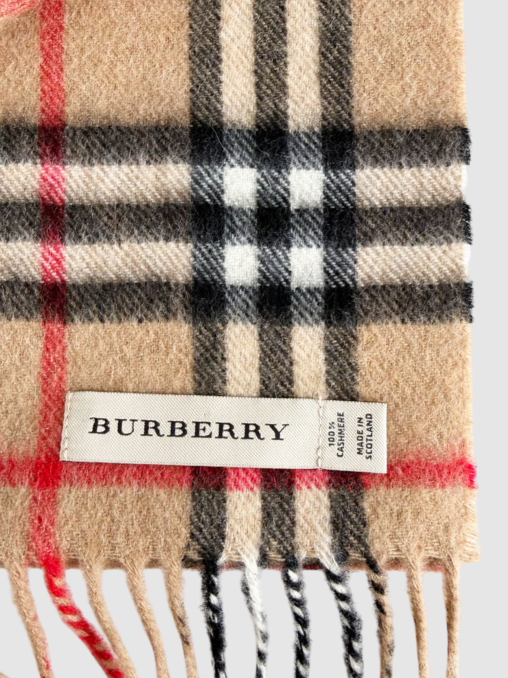 Cashmere Nova Check Scarf