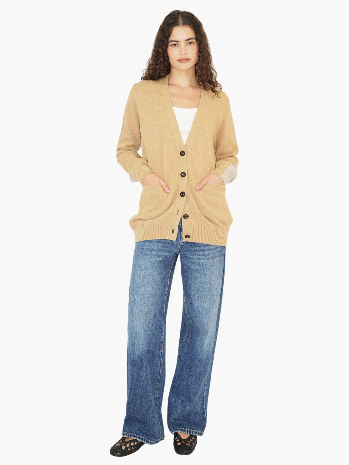 Wool Button-Up Cardigan