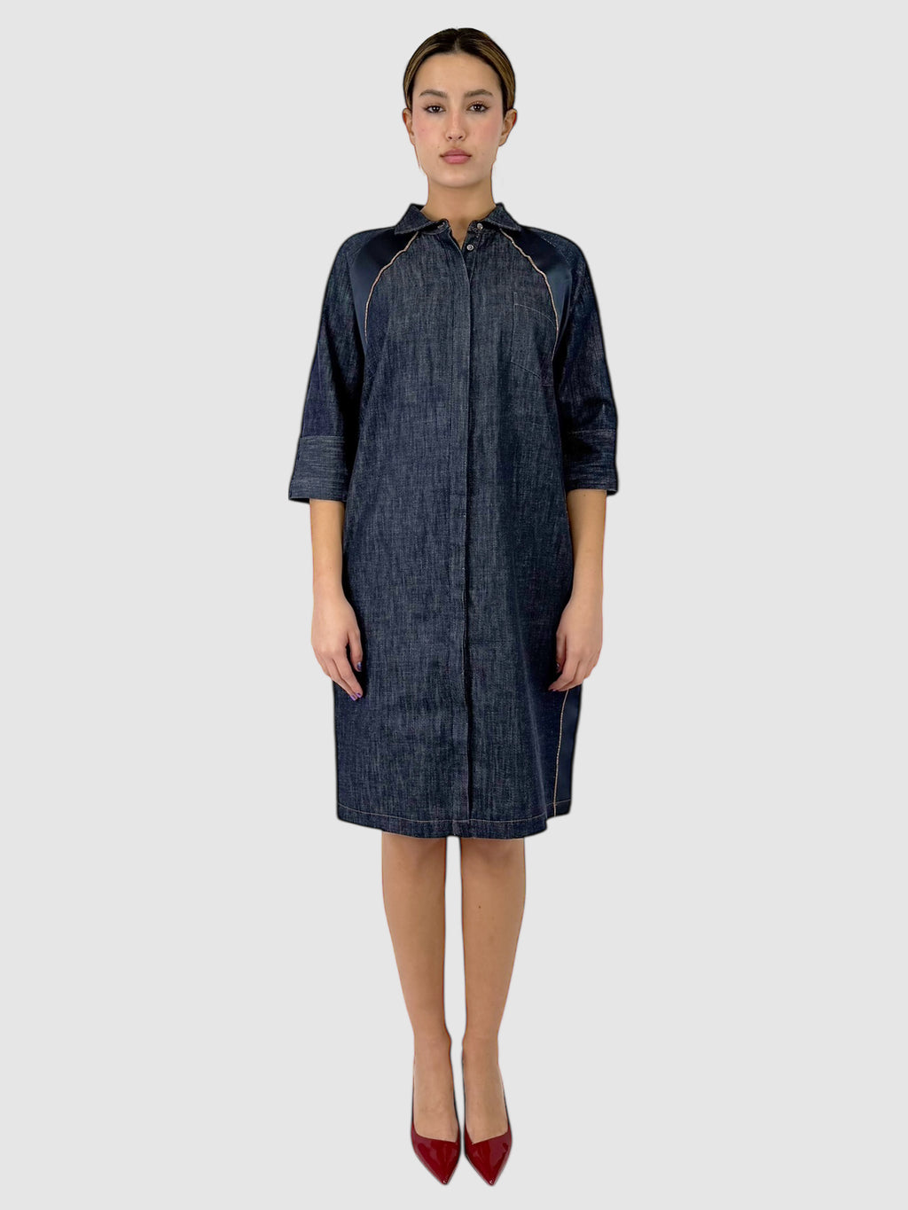 Denim Midi Dress