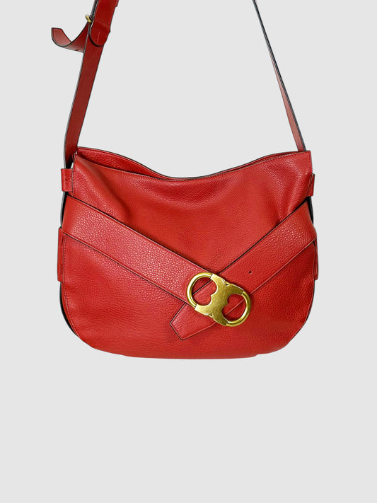 Gemini Link Belted Hobo Bag