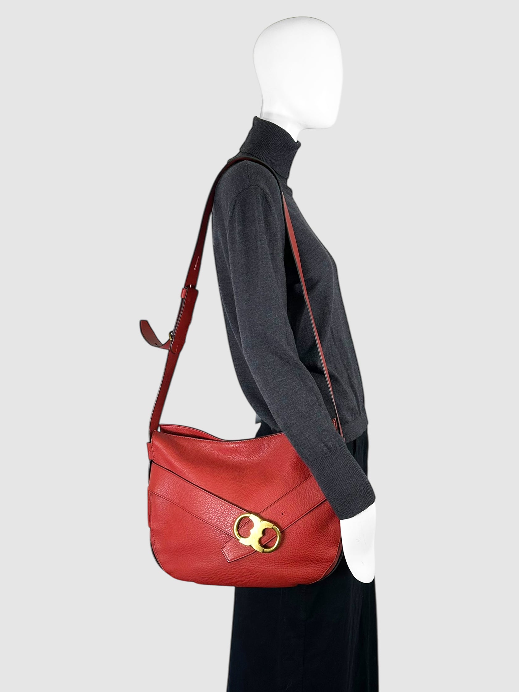 Gemini Link Belted Hobo Bag