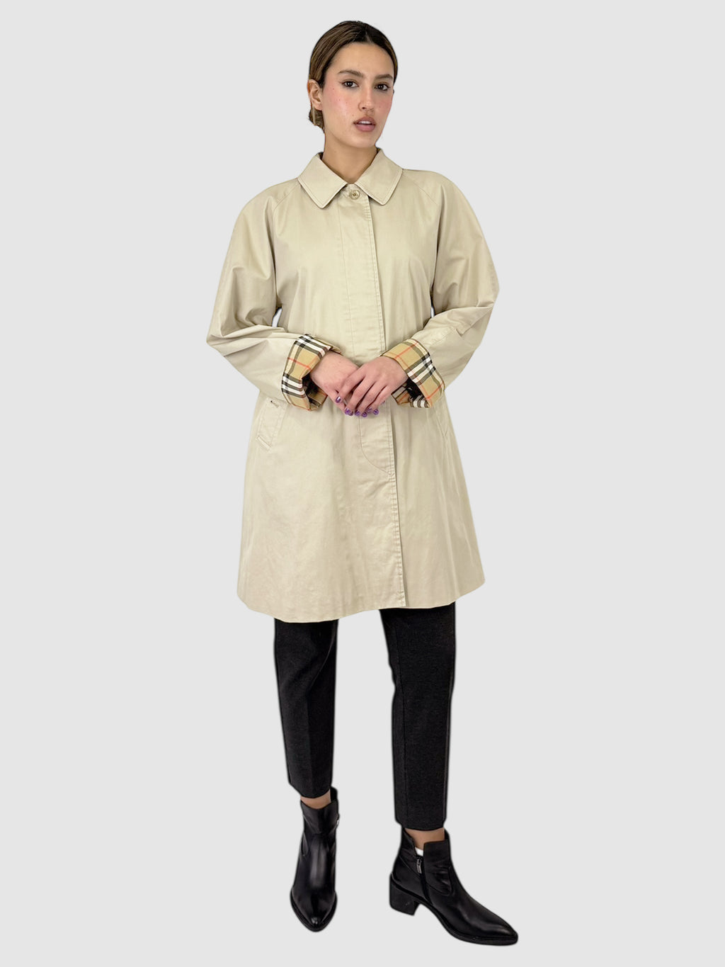 Single-Breasted Trench Coat