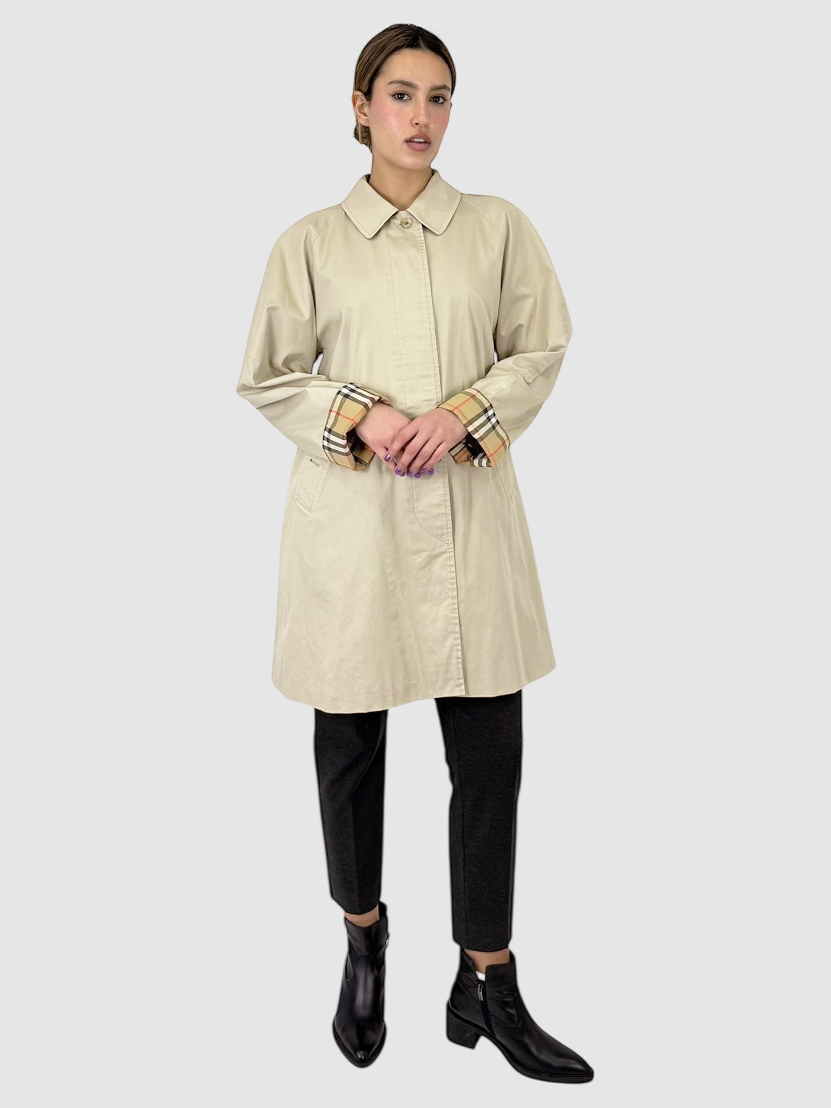 Single-Breasted Trench Coat