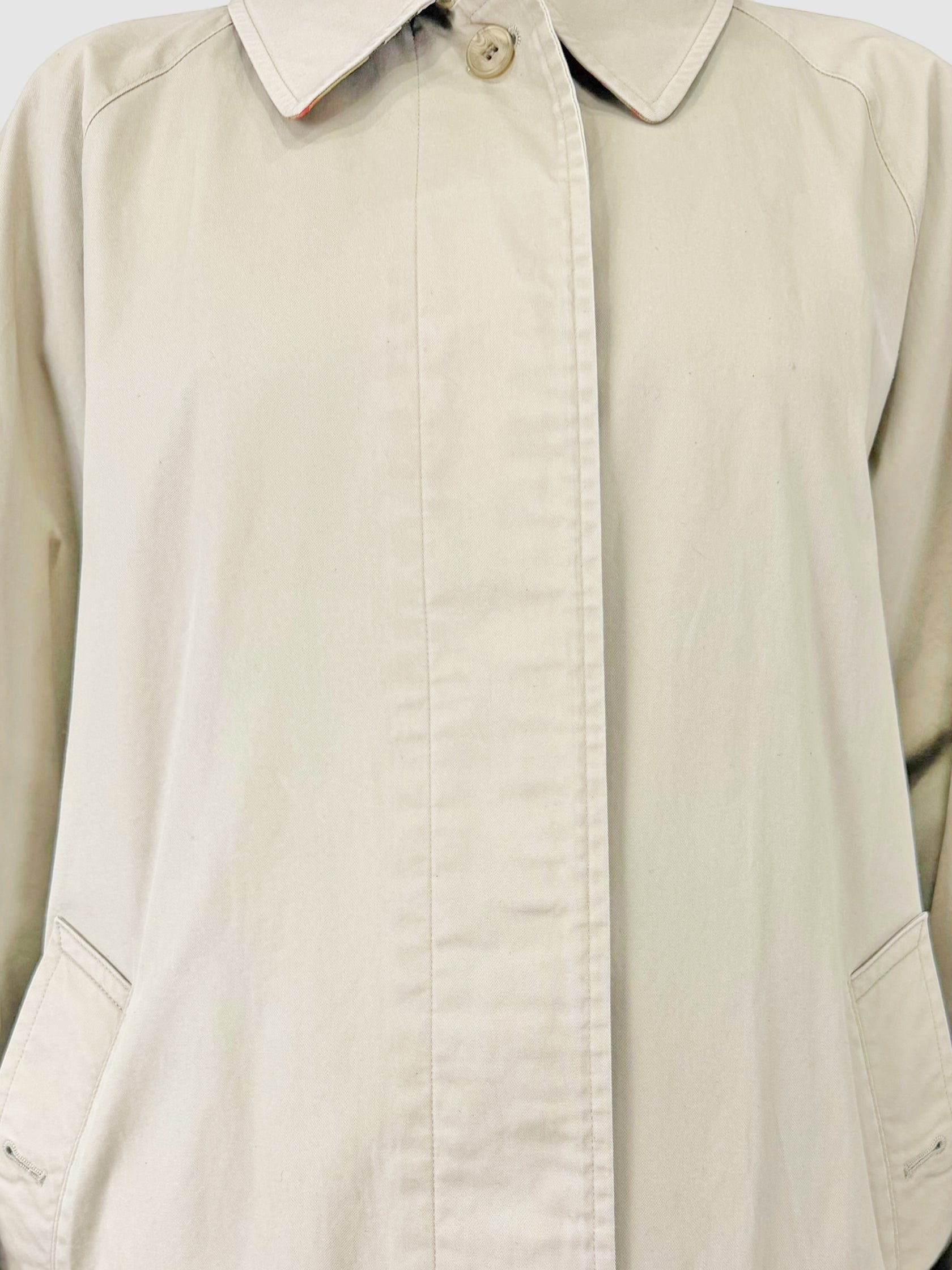 Single-Breasted Trench Coat