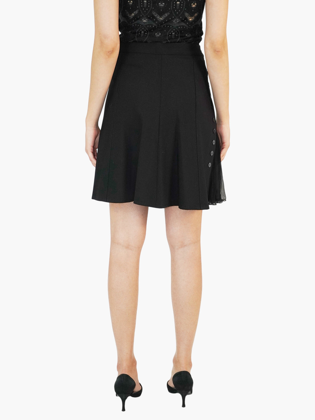 Side Button Skirt