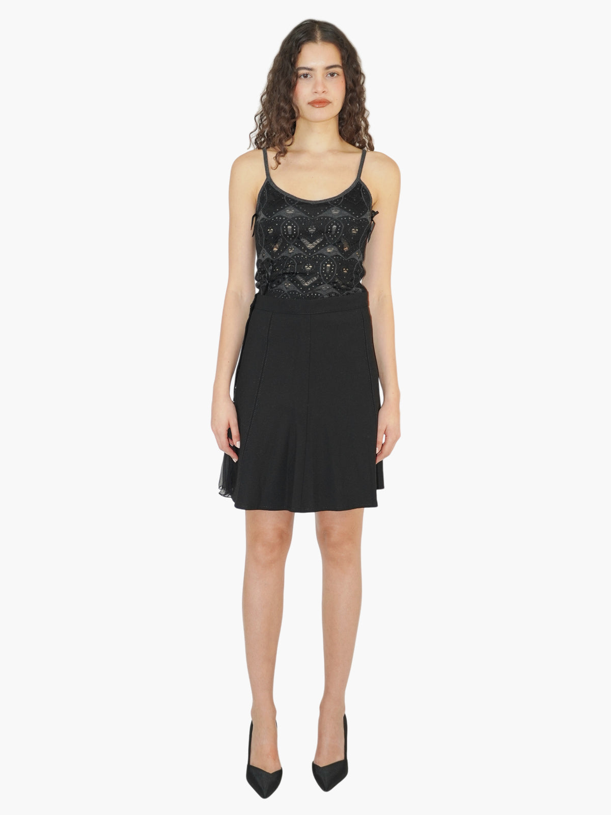 Side Button Skirt